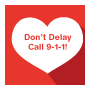 Don't Delay Call 911 Icon